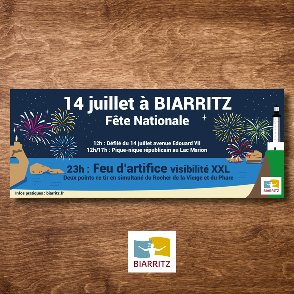 Illustration Biarritz, Ville de Biarritz - 14 juillet
