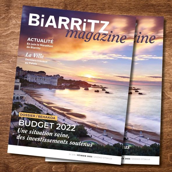 Magazine municipal Biarritz - BUDGET 2022 - Illustration