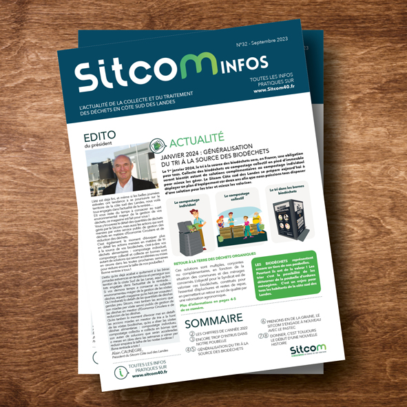 Le Sitcom info, communication du Sitcom Côte Sud des Landes