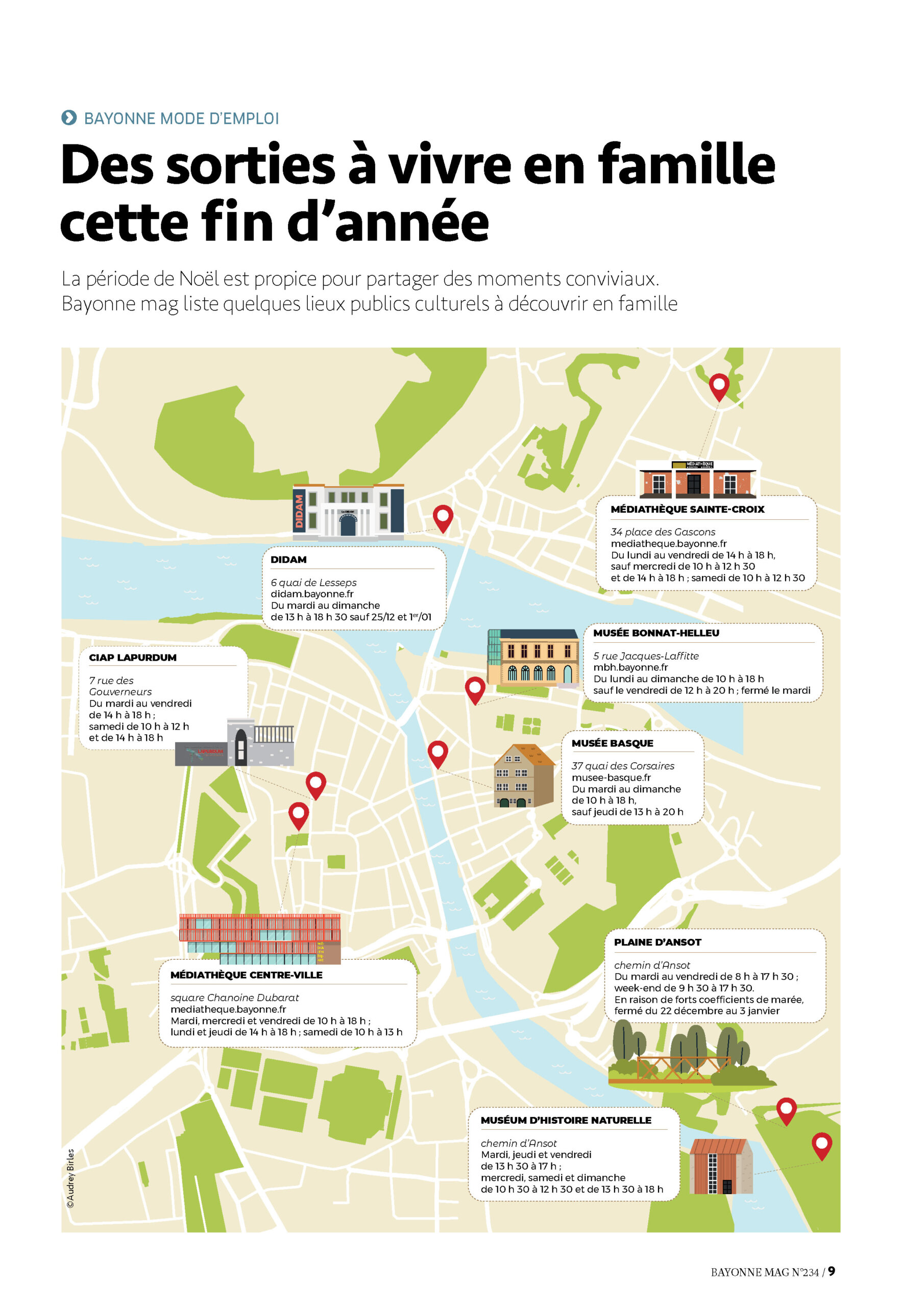 Infographie culturelle à Bayonne : des sorties à vivre en famille