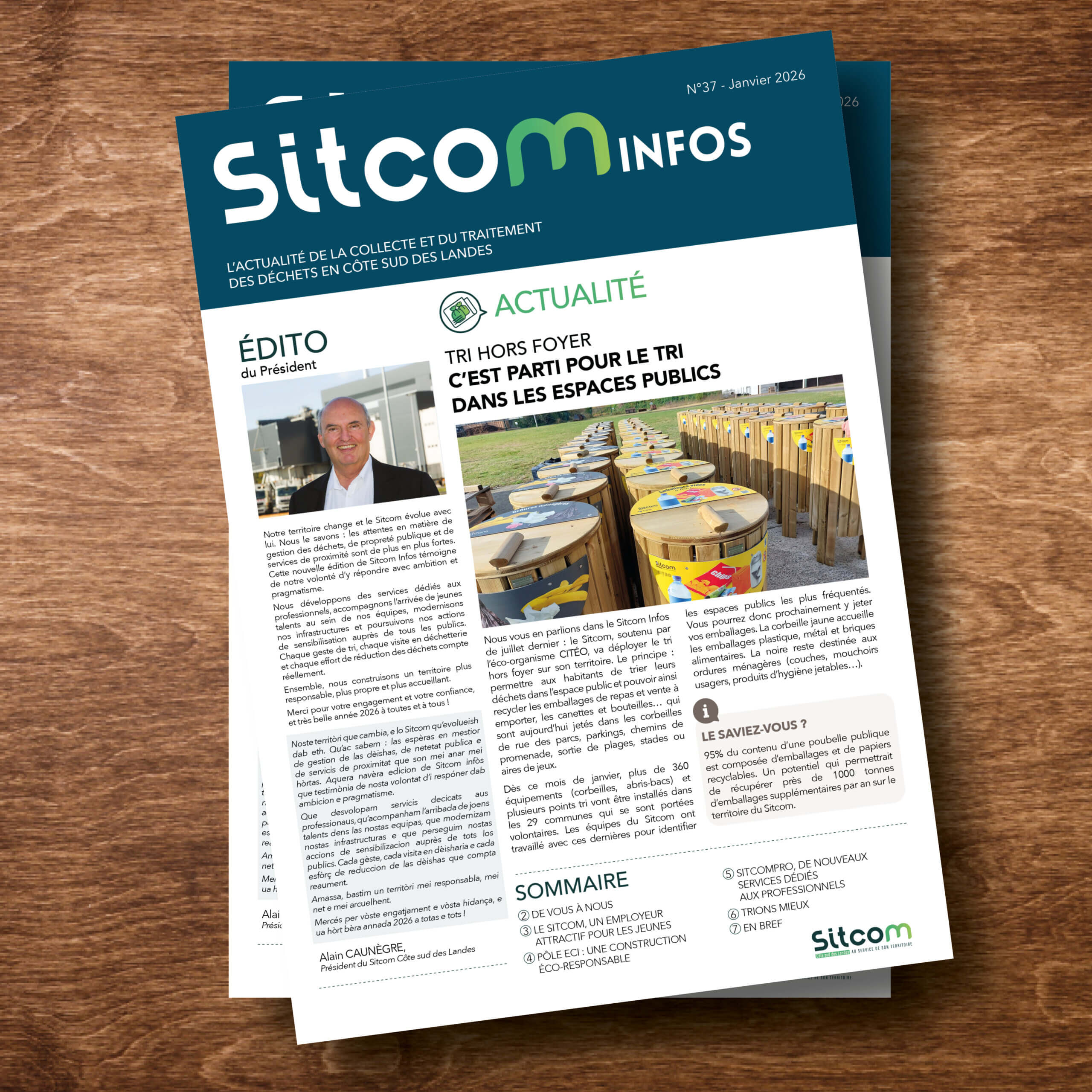 Magazine Sitcom Info #37 Janvier 2026 - le mag du Sitcom côte sud Landes