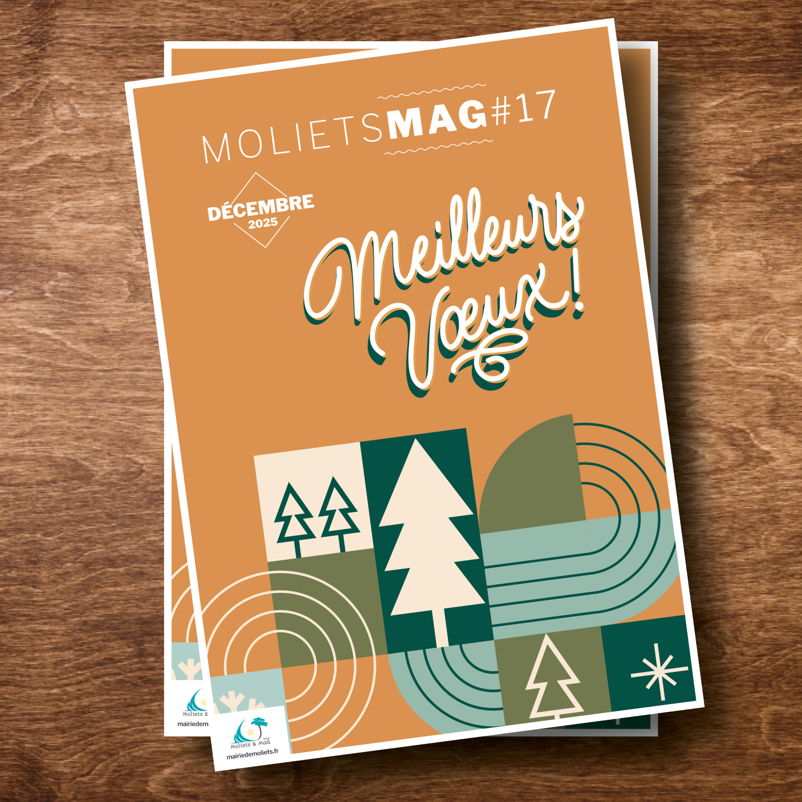Conception graphique du magazine municipal de Moliets-et-Maâ Conception graphique du magazine municipal de Moliets-et-Maâ
