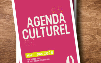 Agenda culturel Pays d’Orthe et Arrigans printemps 2026 : création et mise en page d’un programme culturel territorial