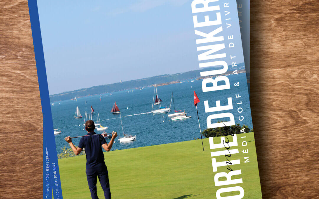 Magazine golf Sortie de Bunker n°10 : direction artistique et mise en page éditoriale